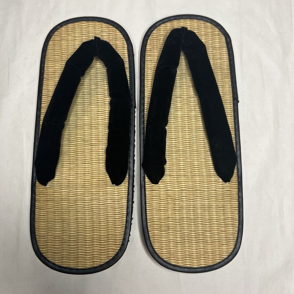 Vintage 70’s Bamboo Flip-Flop Sandals. -Size-9 Men’s-10 Women’s